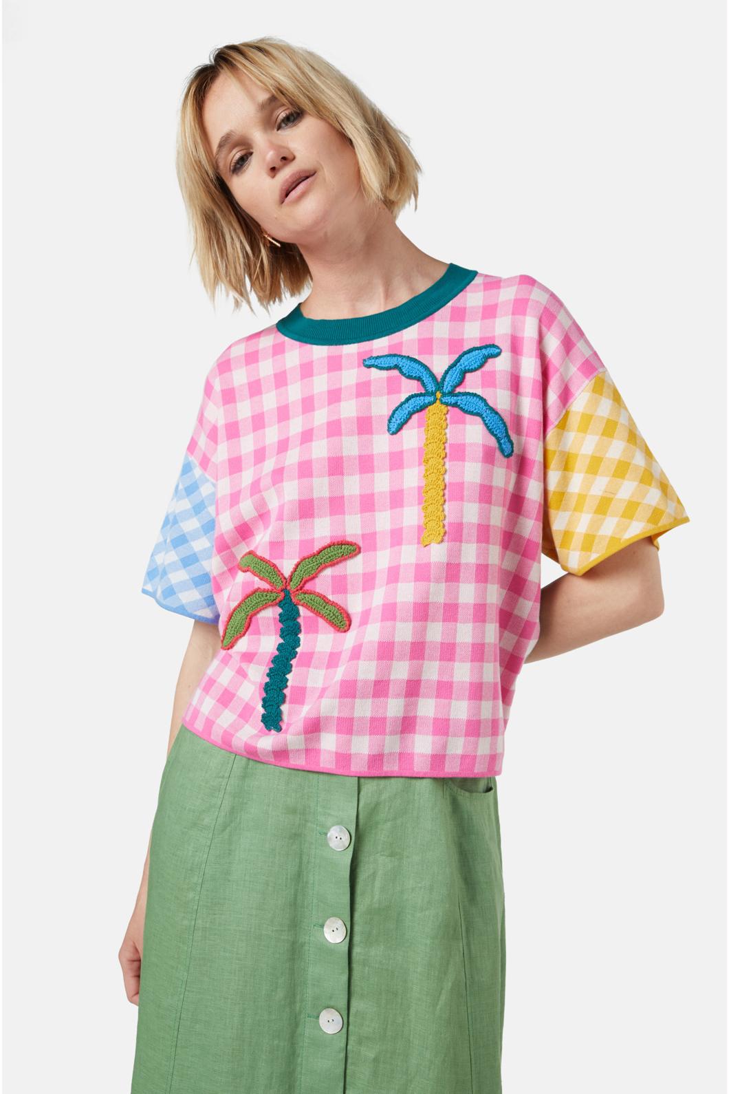 Gorman - Palmetto Check Knit Top - multi