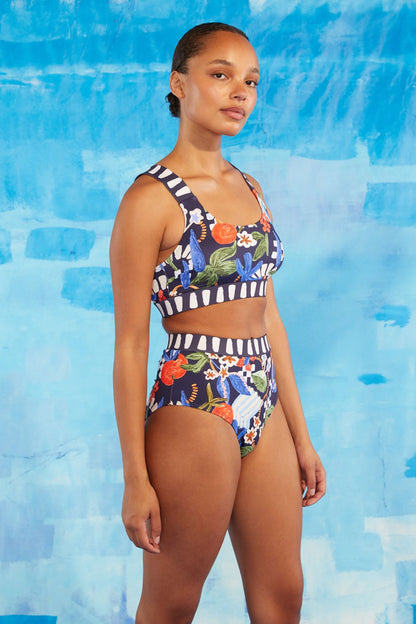Gorman - To Market Bikini Top - print