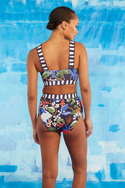 Gorman - To Market Bikini Top - print