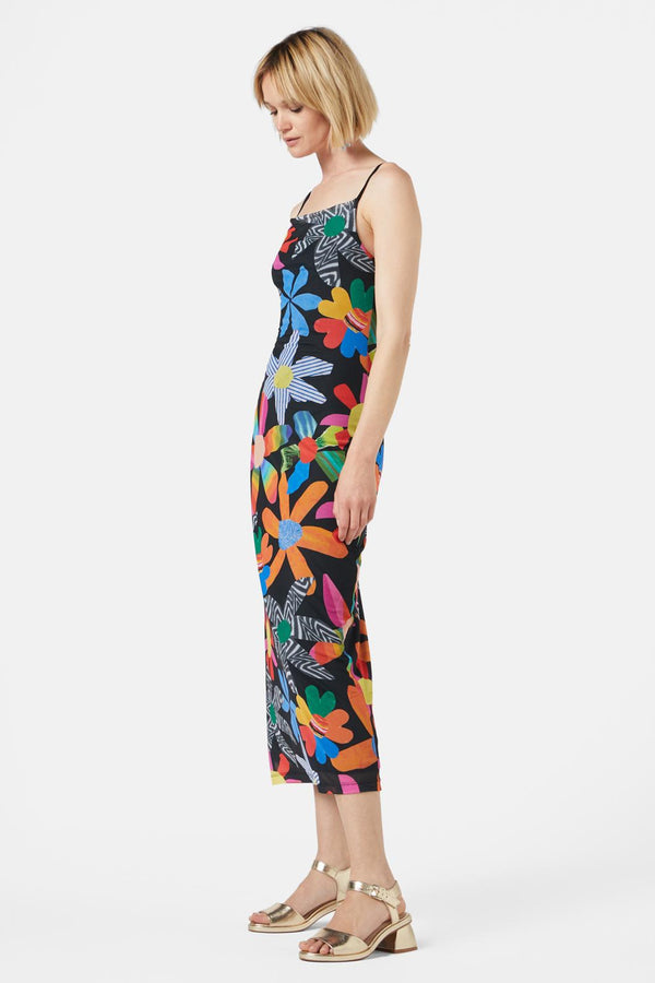 Gorman - Rainbow Flower Mesh Dress - print