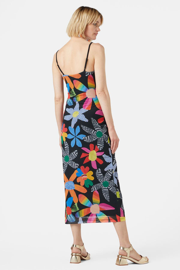 Gorman - Rainbow Flower Mesh Dress - print