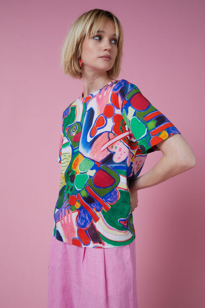 Gorman - Femme Oiseau Tee - print