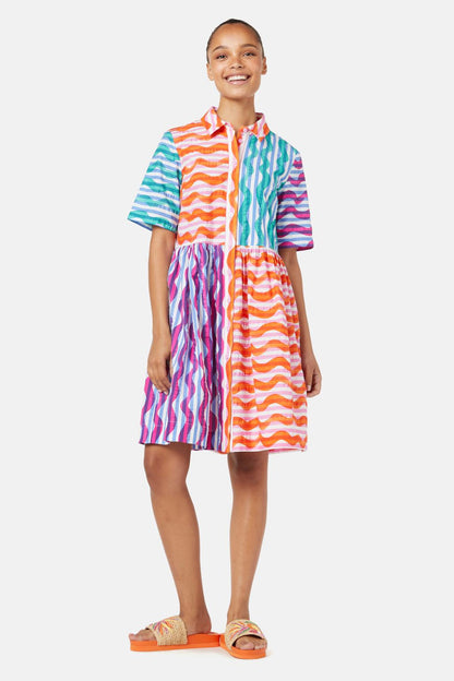 Gorman - Squiggle Stripe Dress - print