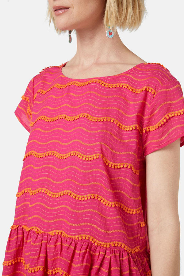 Gorman - Surf The Wave Beach Dress - pink