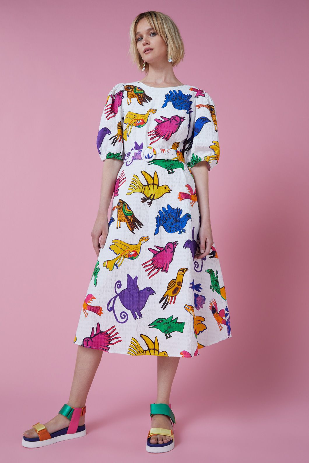 Gorman - The Birds Dress - print