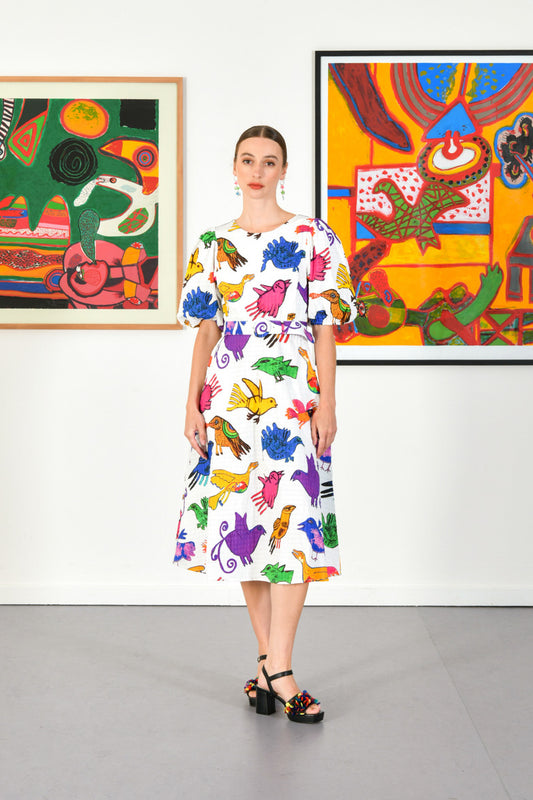 Gorman - The Birds Dress - print