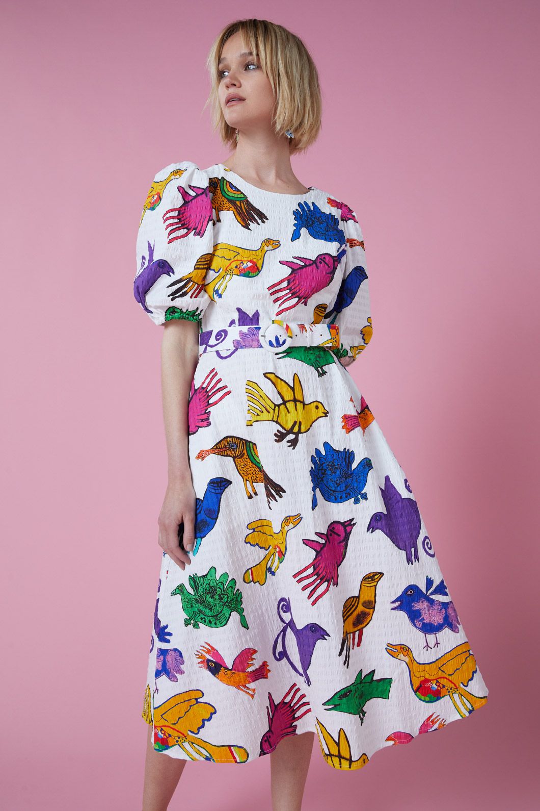 Gorman - The Birds Dress - print