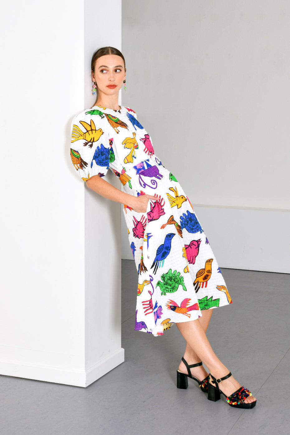 Gorman - The Birds Dress - print