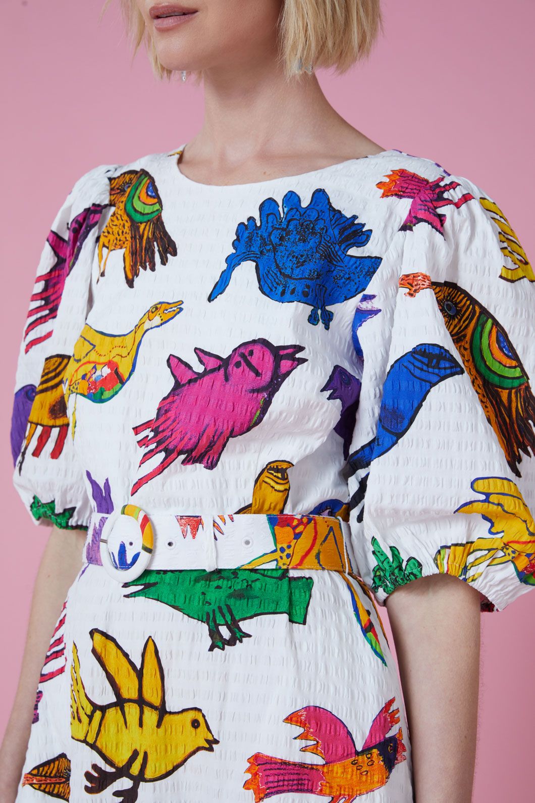 Gorman - The Birds Dress - print