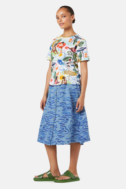 Gorman - Between The Flags Tee - print