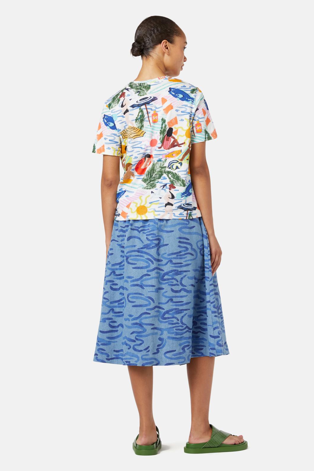 Gorman - Between The Flags Tee - print