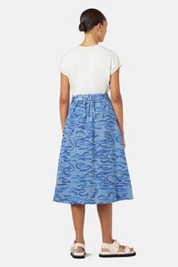 Gorman - Wave After Wave Midi Skirt - denim