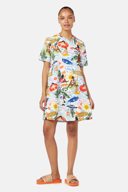Gorman - Between The Flags Jersey Dress - print