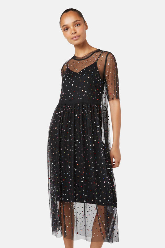Gorman - Treasure Mesh Dress - black