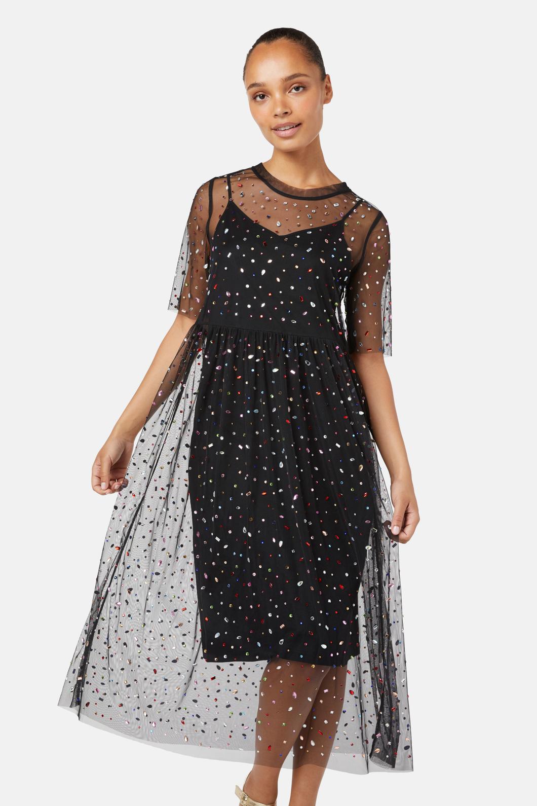 Gorman - Treasure Mesh Dress - black