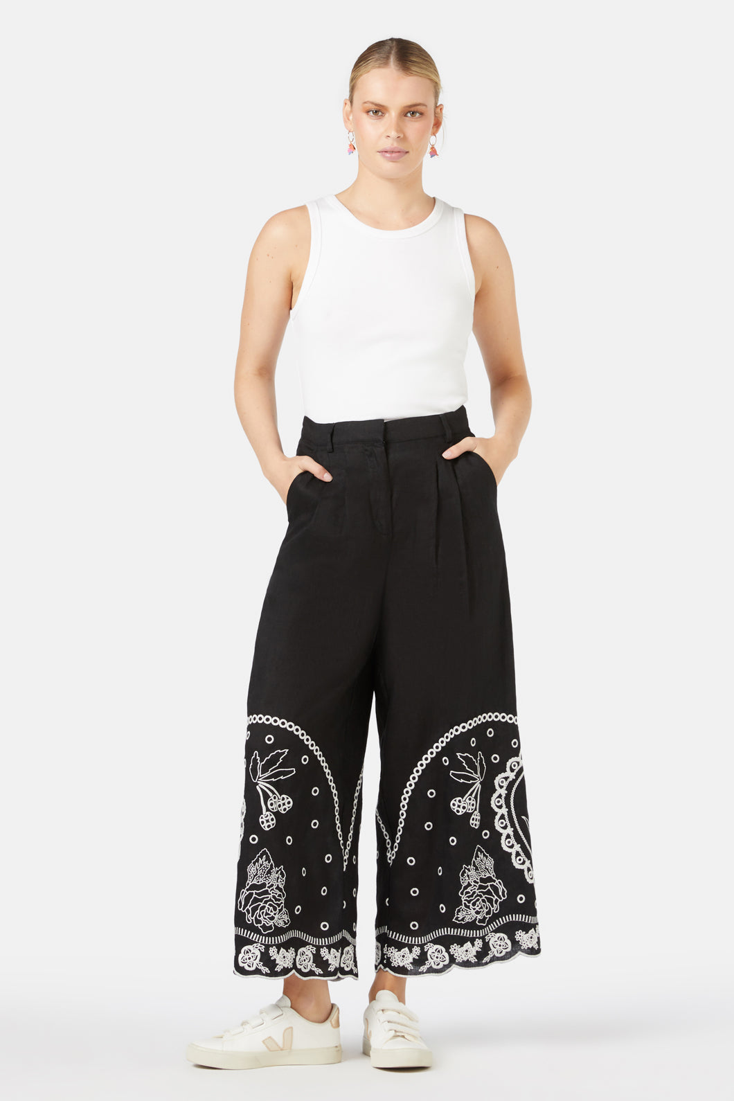 Gorman - Romance Anglaise Pant - black