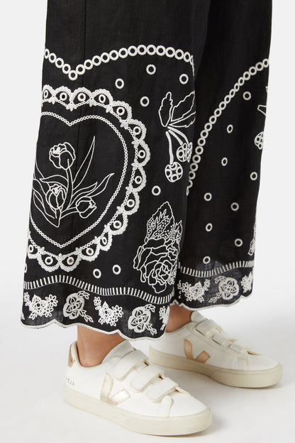 Gorman - Romance Anglaise Pant - black