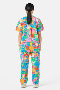 Gorman - Flower Pots Scrub Set - print