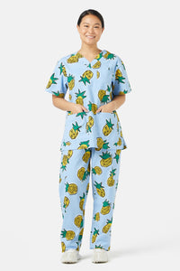 Gorman - Pineapple Scrub Set - print