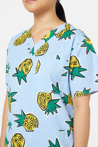 Gorman - Pineapple Scrub Set - print