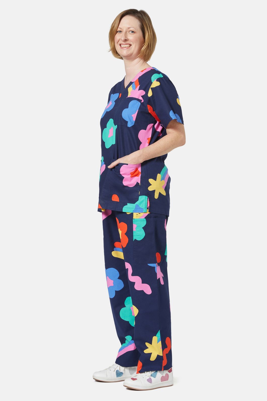 Gorman - Star Daisy Scrub Set - print