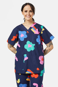 Gorman - Star Daisy Scrub Set - print