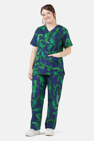 Gorman - Crocs Scrub Set - print