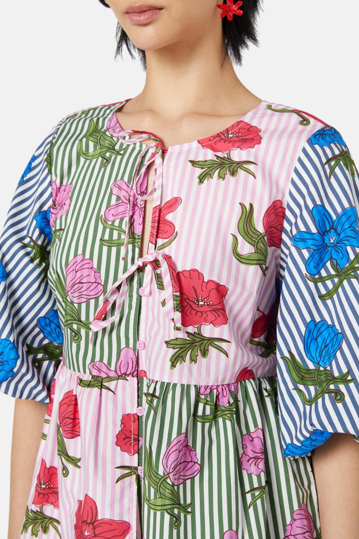 Gorman - Woodblock Flora Top - print