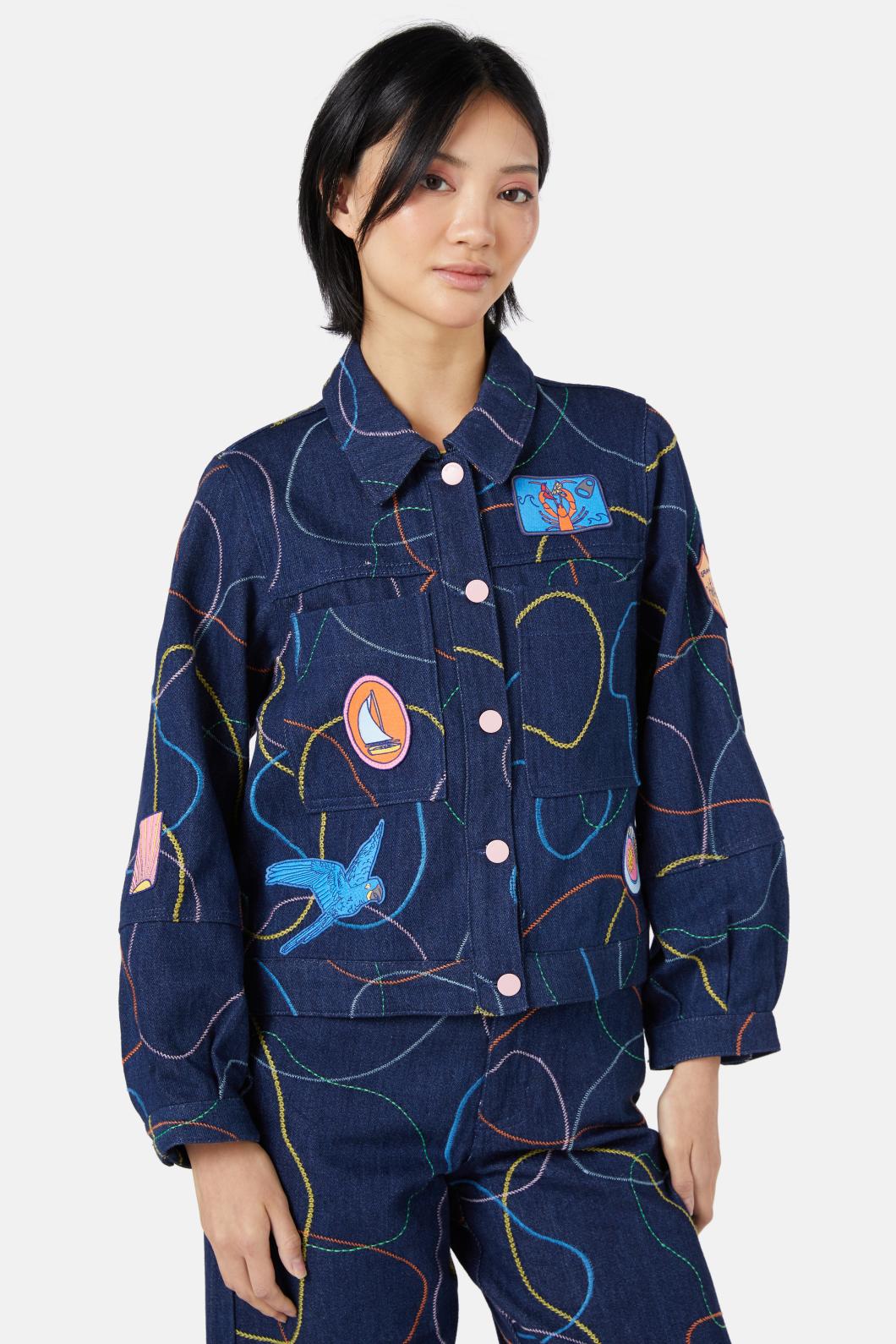 Gorman - Taking A Trip Embroidered Jacket - print