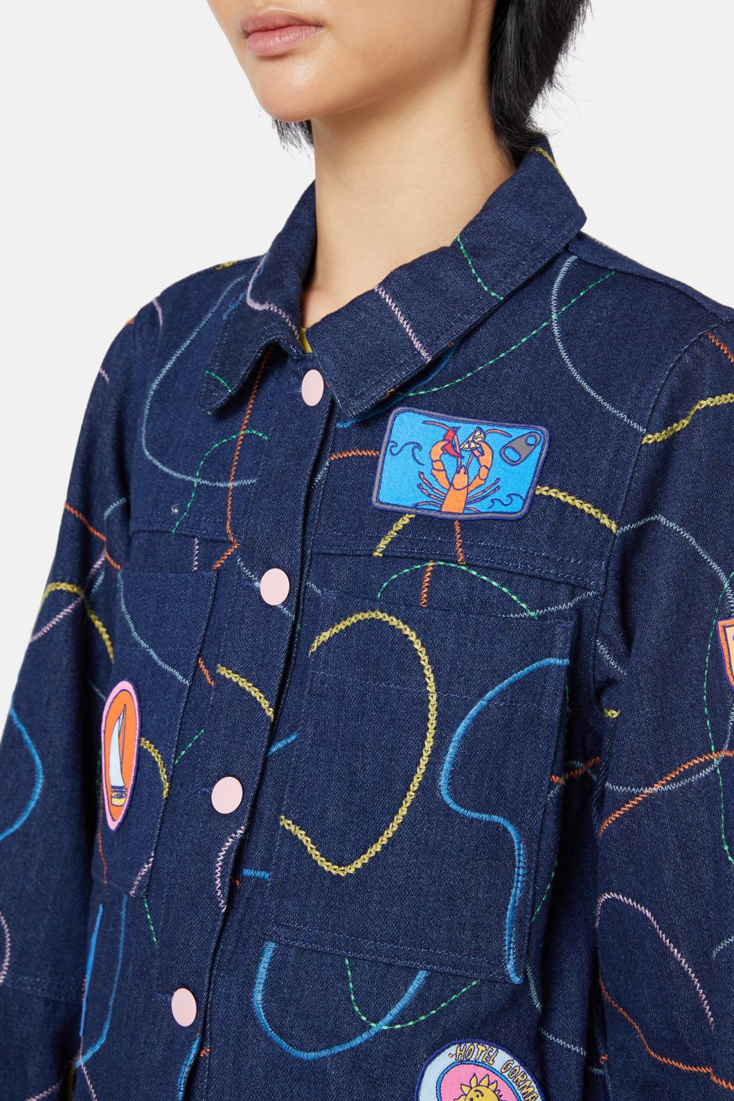 Gorman - Taking A Trip Embroidered Jacket - print