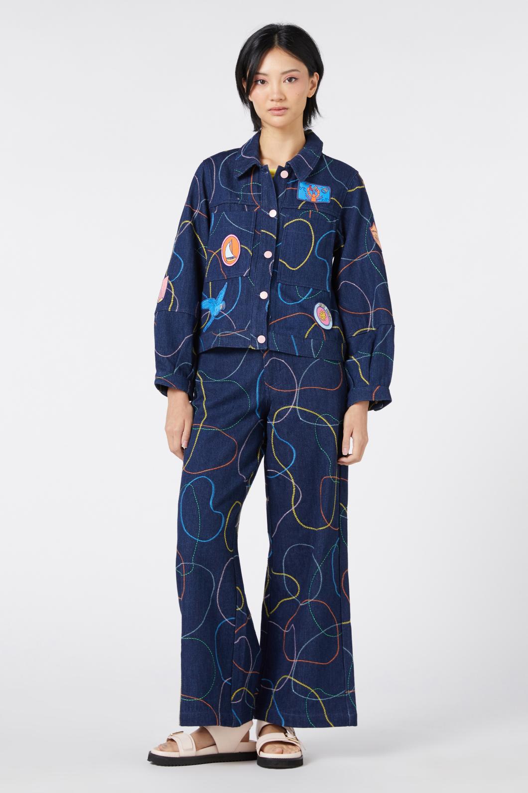 Gorman - Taking A Trip Embroidered Jacket - print