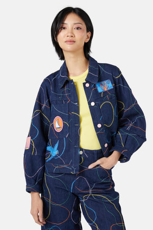 Gorman - Taking A TripEmbroideredJacket - print