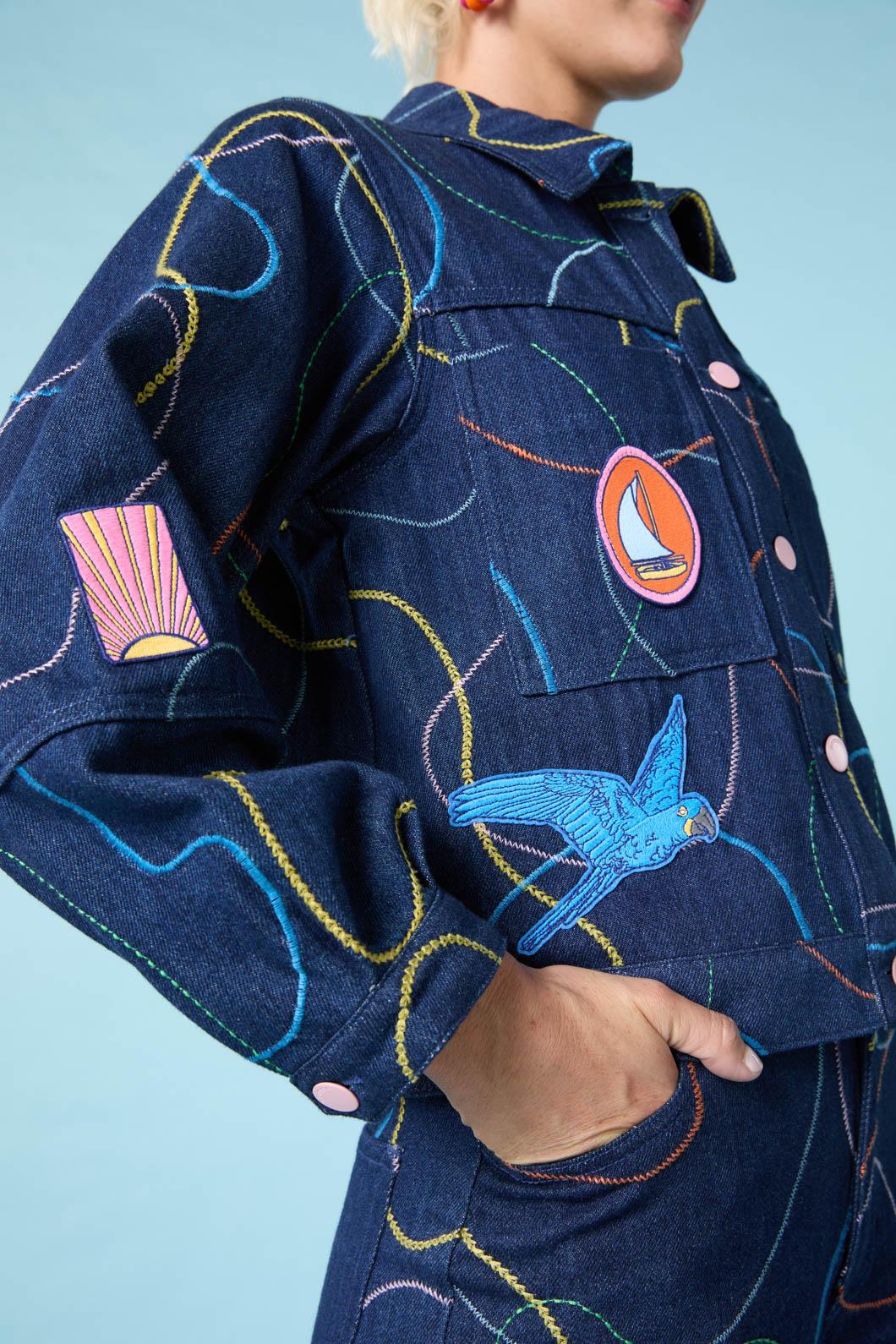 Gorman - Taking A Trip Embroidered Jacket - print