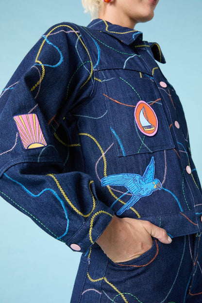 Gorman - Taking A Trip Embroidered Jacket - print