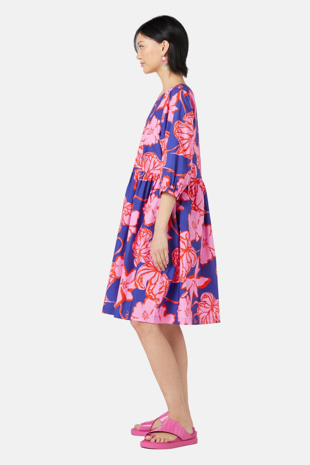 Gorman - Prehistoria Smock Dress - print
