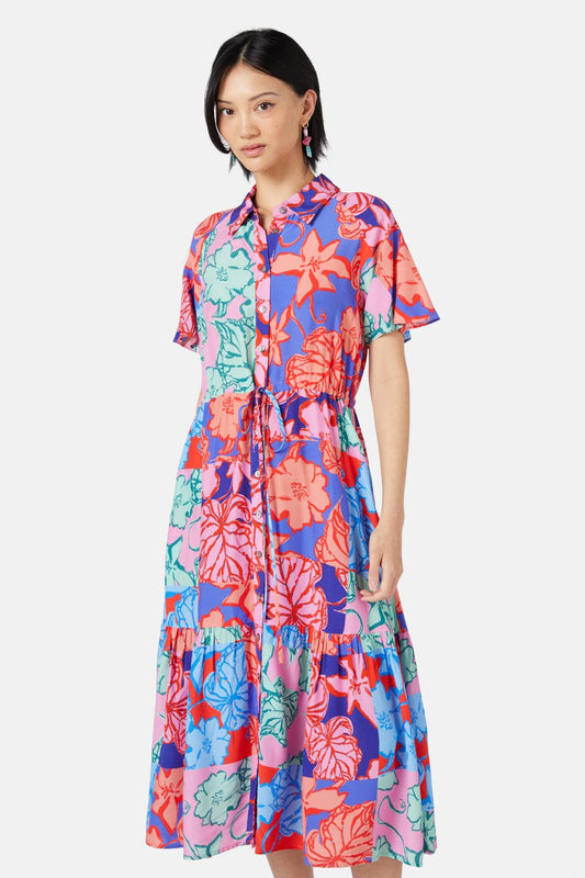 Gorman - Prehistoria Patchwork Dress - print