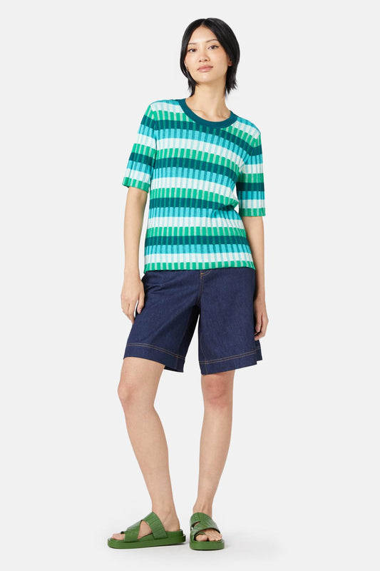 Gorman - Kit Kat Knit Top - green