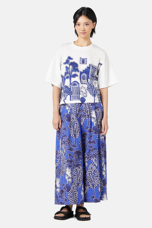 Gorman - Santorini Placement Tee - print