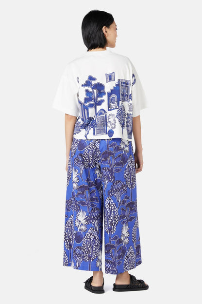 Gorman - Santorini Placement Tee - print