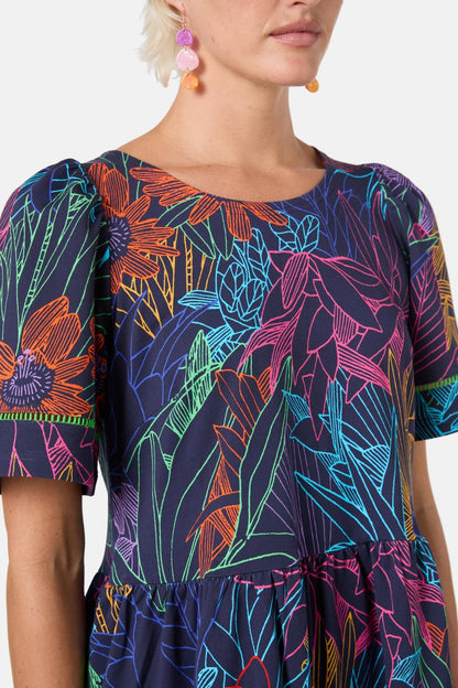 Gorman - Monkey Forest Jersey Dress - print