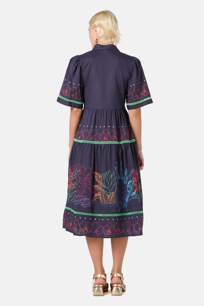 Gorman - Monkey Forest Poplin Dress - print