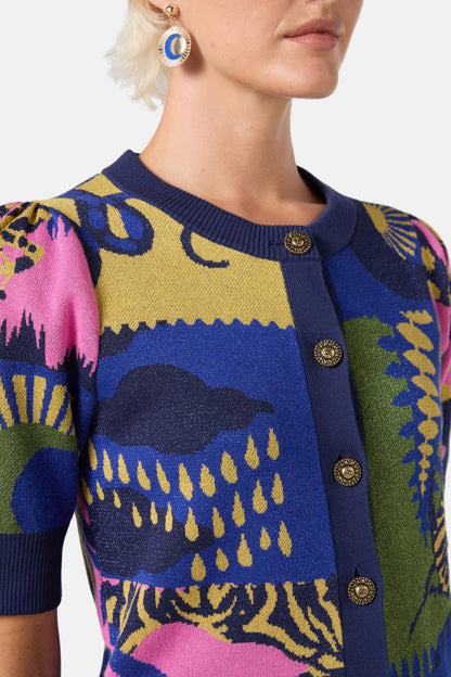 Gorman - Stamp Collecting Cardigan - multi