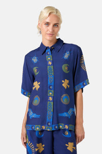 Gorman - Stamp Collecting Shirt - print