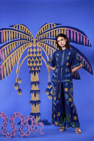 Gorman - Stamp Collecting Shirt - print