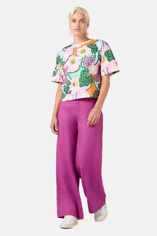 Gorman - Lotus Leopard Tee - print