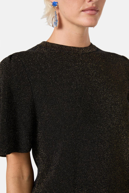Gorman - Lotus Knit Top - black