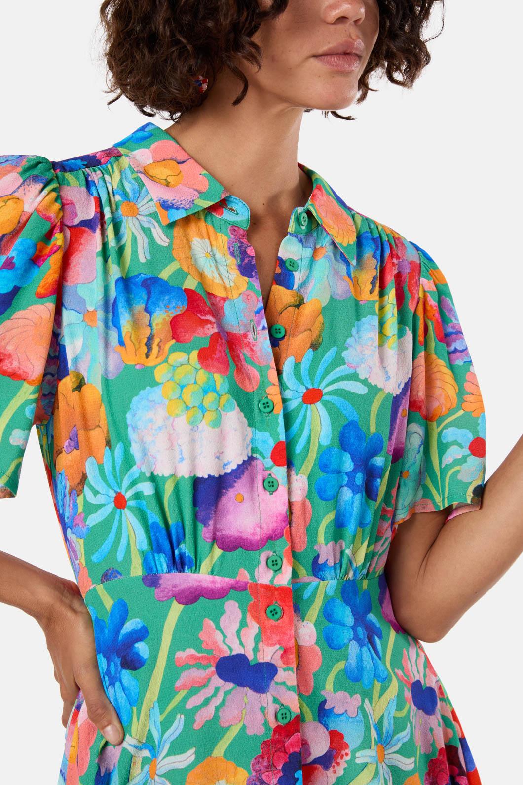 Gorman - Big Bouquet Shirt Dress - print