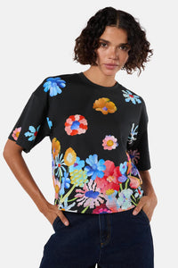 Gorman - Big BouquetPlacementRelaxedTee - print
