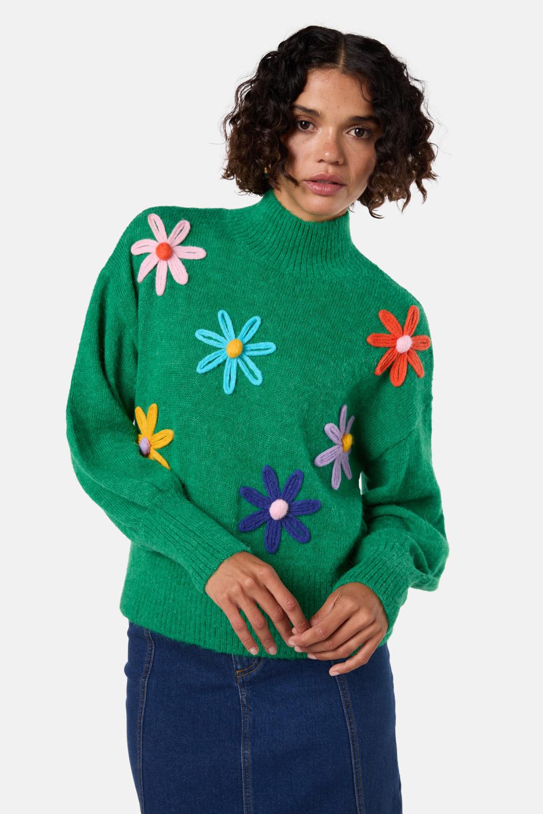 Gorman - Big Bouquet Jumper - green