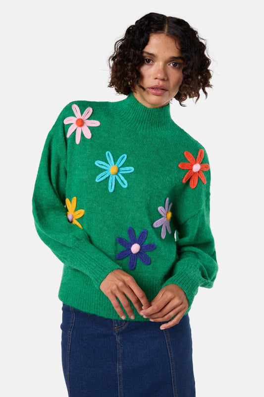 Gorman - Big Bouquet Jumper - green